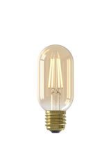 John Lewis Calex 3.5W Decorative Filament LED Dimmable E27 Tubular Light Bulb, Gold- Buy online at McGrocer