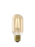 Calex decorative filament LED bulb gold tubular 3.5W, imported from the UK