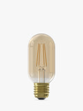 Calex decorative filament LED bulb gold tubular 3.5W, imported from the UK