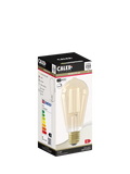 Calex decorative filament LED bulb gold tint E27, imported from the UK