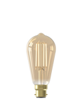 Calex decorative filament LED bulb rustic gold 3.5W, imported from the UK