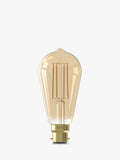 Calex decorative filament LED bulb rustic gold 3.5W, imported from the UK
