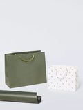 John Lewis foil diamond gift bag green imported from the UK