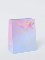 John Lewis John Lewis Ombre Foil Stars Gift Bag, Multi- Buy online at McGrocer
