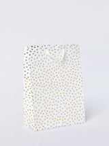 John Lewis John Lewis Foil Hearts Gift Bag, White- Buy online at McGrocer