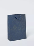 John Lewis Foil Fleck Gift Bag, Blue