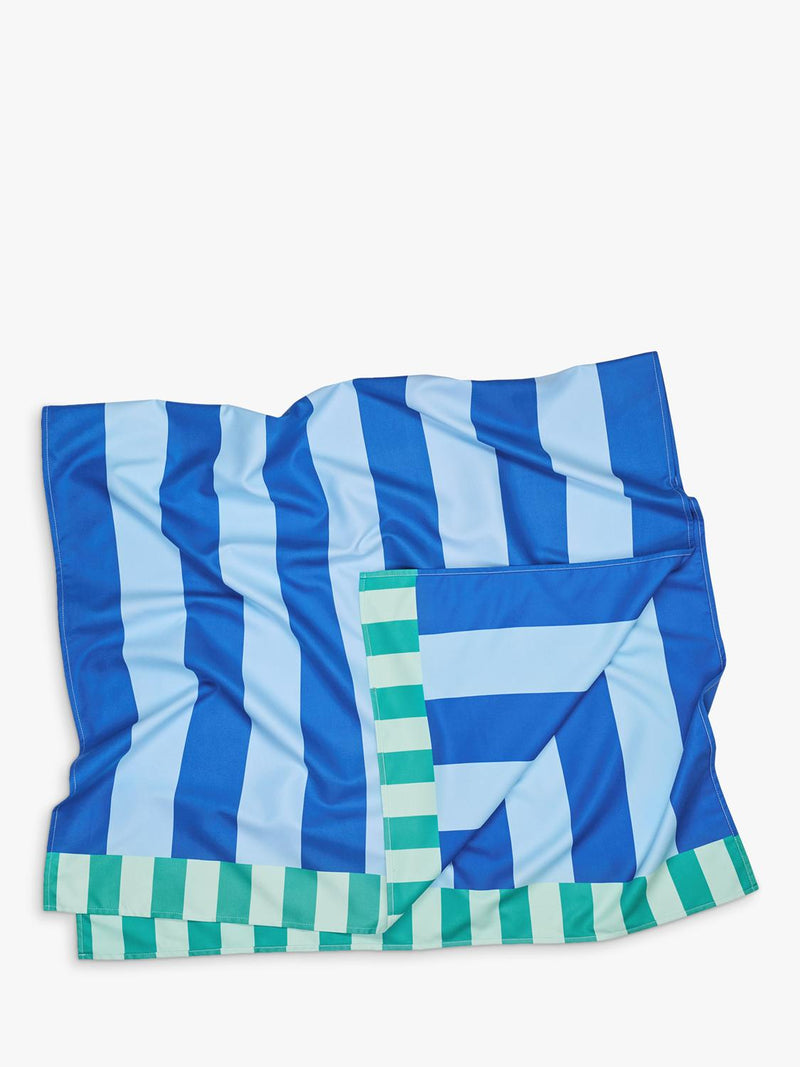 Dock & Bay beach towel Blue Sky Stripe 160x90cm (British brand)