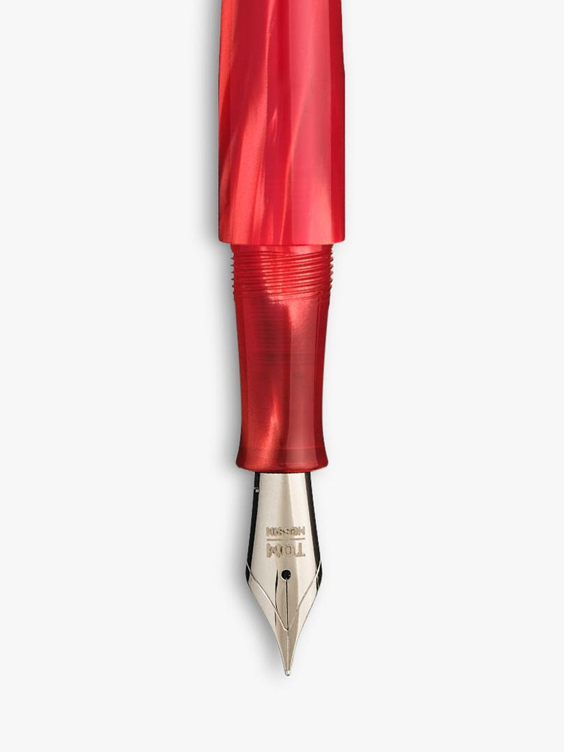Tom Hessin Charles Collection fountain pen Red (British brand)
