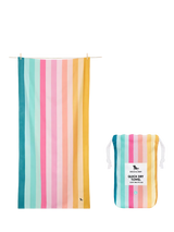 John Lewis Dock & Bay Quick Dry Beach Towel Coastal Candy 160 x 90 cm- Buy online at McGrocer