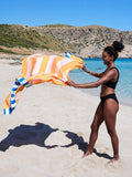 Dock & Bay Mellow Yellow beach towel 160x90cm, UK version