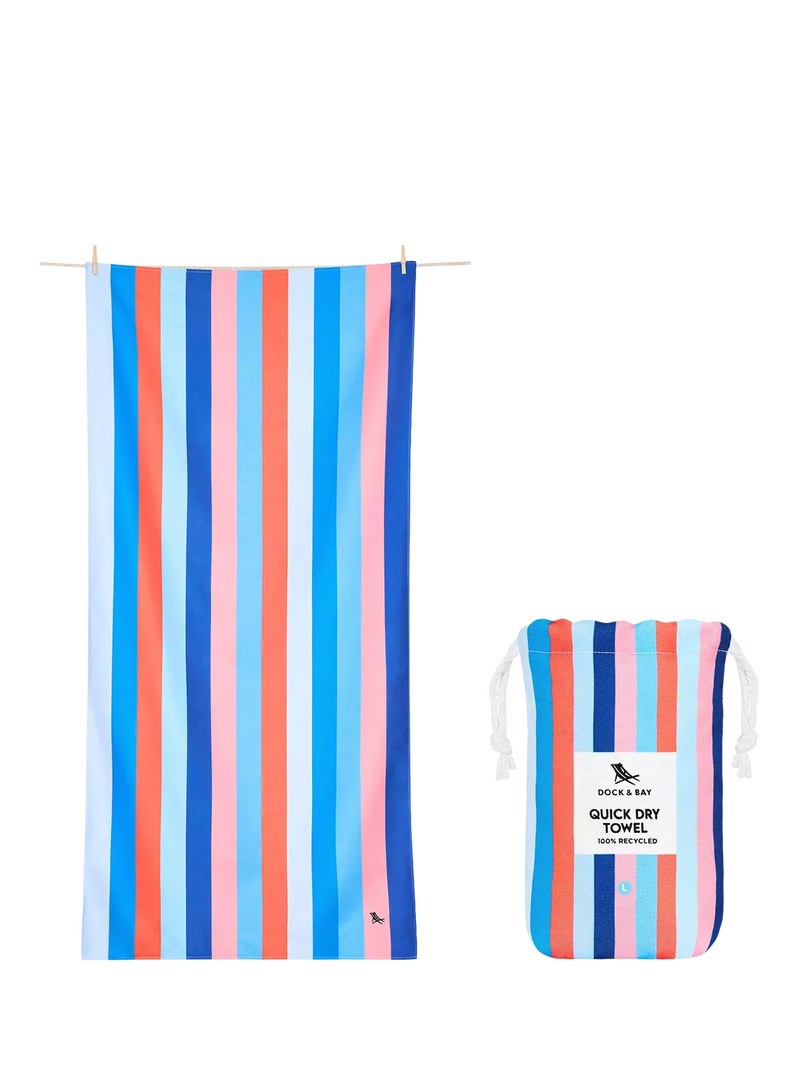 Dock & Bay Ocean Pavilion beach towel Multi - British product