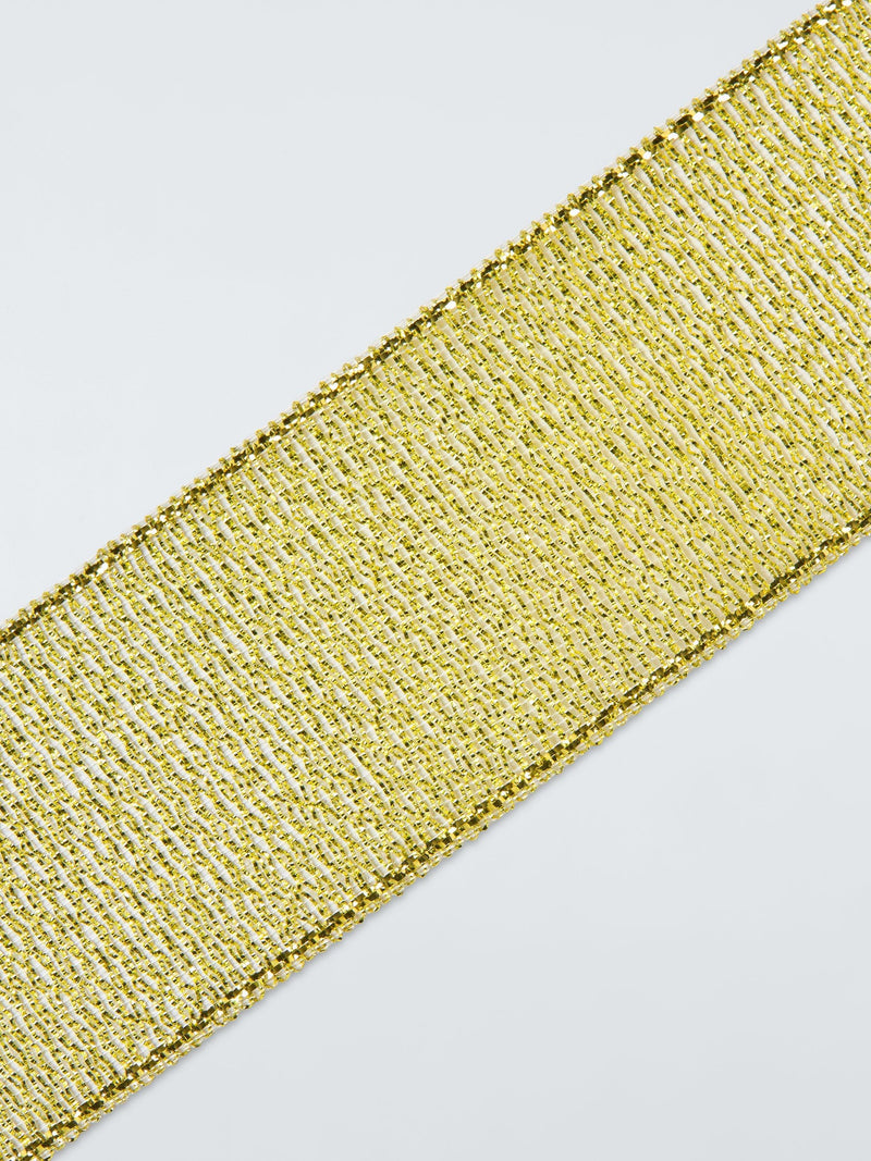 John Lewis gold sparkle gift ribbon 5m - British product
