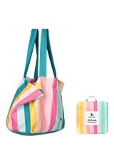 John Lewis Dock & Bay Coastal Candy Foldable Tote Bag, Multi- Buy online at McGrocer