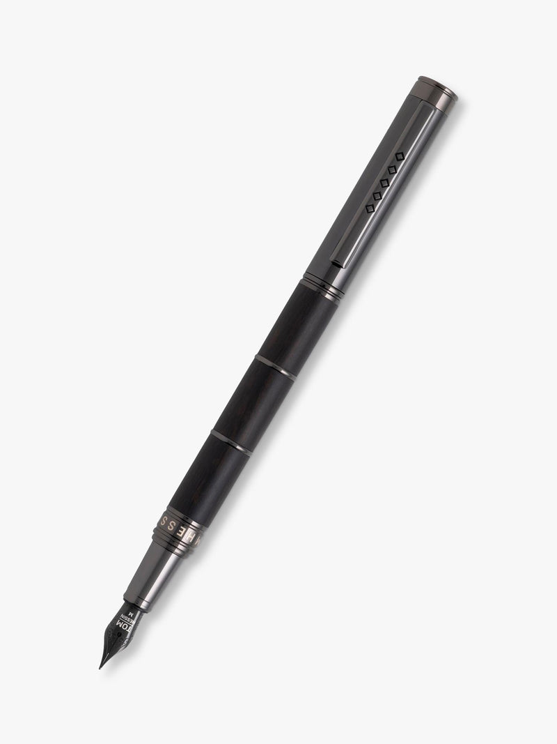 Tom Hessin Revolution fountain pen Charcoal medium nib, UK version