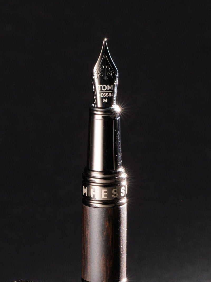 Tom Hessin Revolution fountain pen Charcoal medium nib, UK version