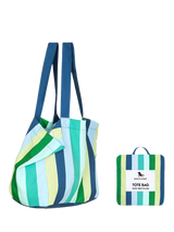 John Lewis Dock & Bay Cool Lagoon Foldable Tote Bag, Multi/Blue- Buy online at McGrocer
