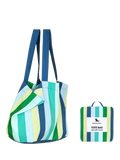 Dock & Bay foldable tote bag multi blue, imported from the UK