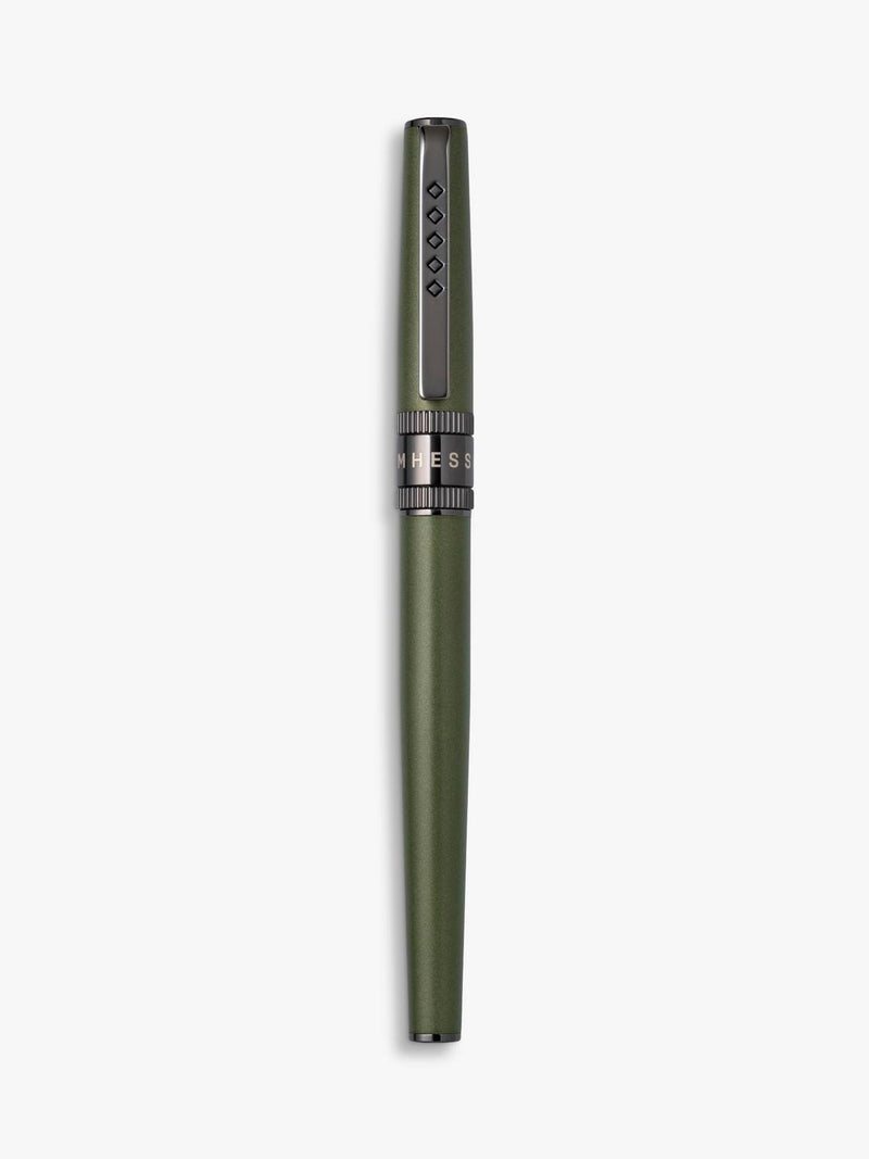 Tom Hessin Rebel fountain pen Garrison Green Medium nib - British product
