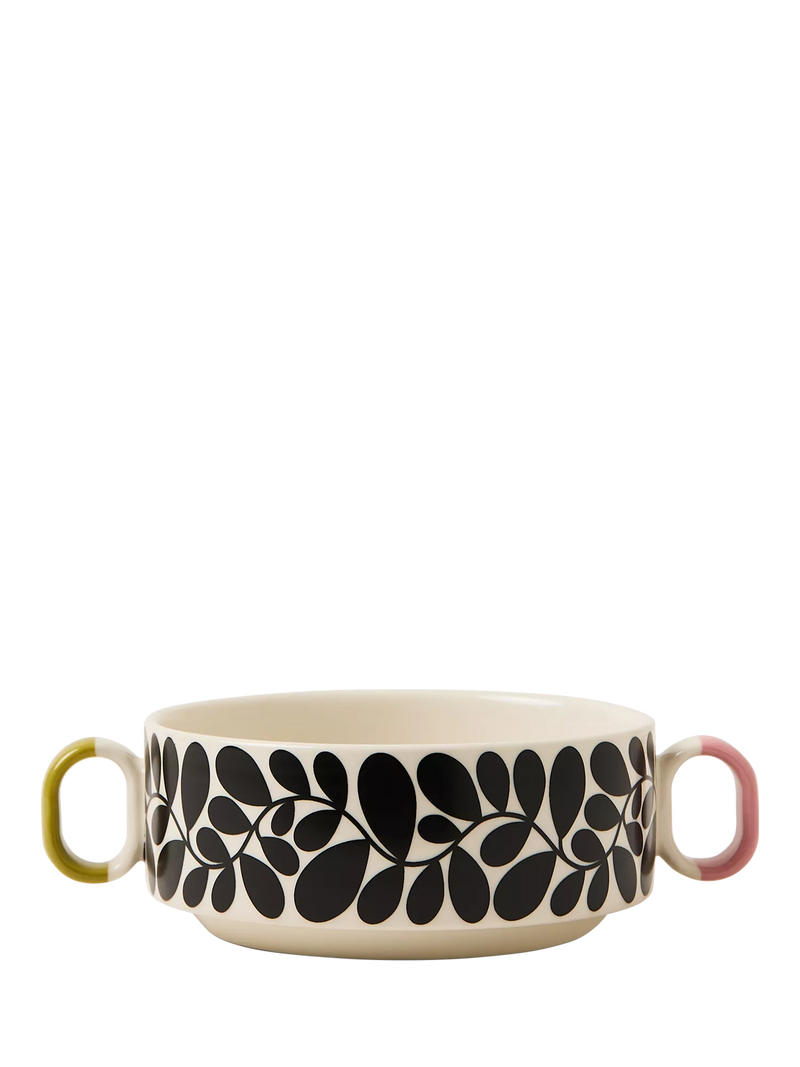 Orla Kiely stoneware cereal bowl Sycamore Stripe 13cm, UK version