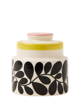 John Lewis Orla Kiely Sycamore Stripe Stoneware Sugar Bowl & Lid, Multi, 200ml- Buy online at McGrocer
