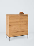 John Lewis Calia solid oak cabinet 93x80x40cm - British product
