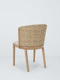 John Lewis Morgan dining chair handwoven seagrass linen (British brand)