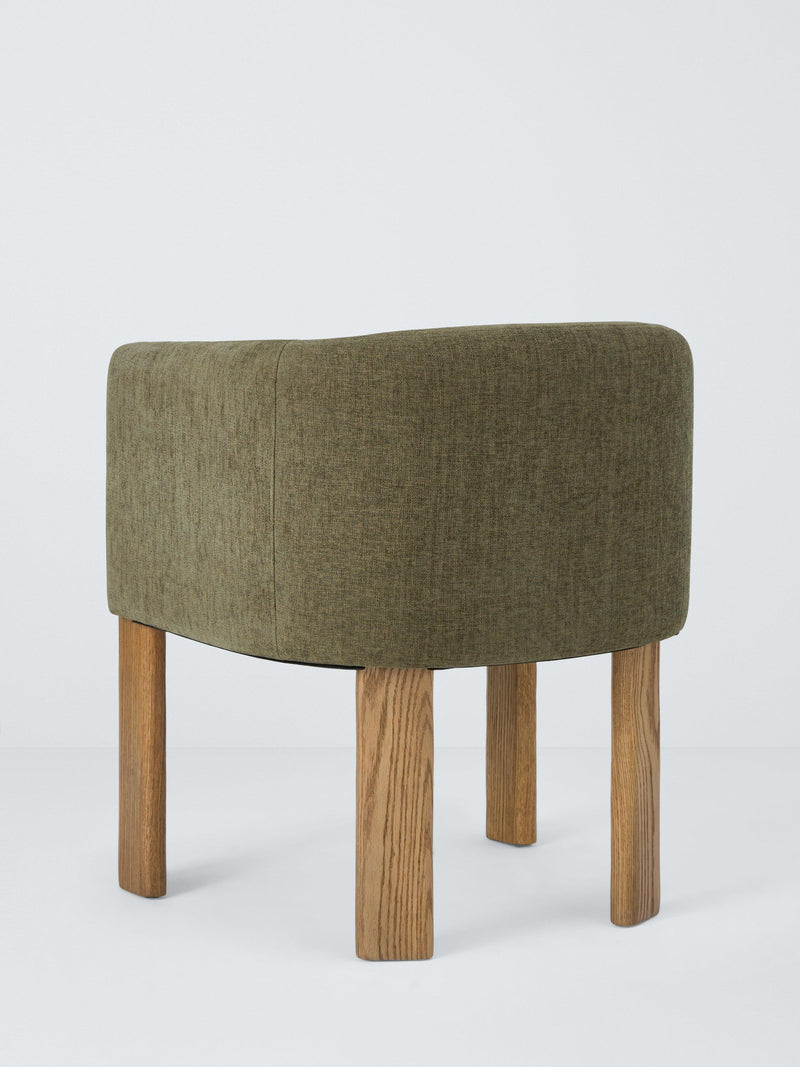 John Lewis Solace tub chair with oak legs, imported from the UK