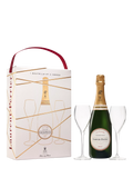 Laurent-Perrier Champagne gift set with two glasses 75cl (British brand)