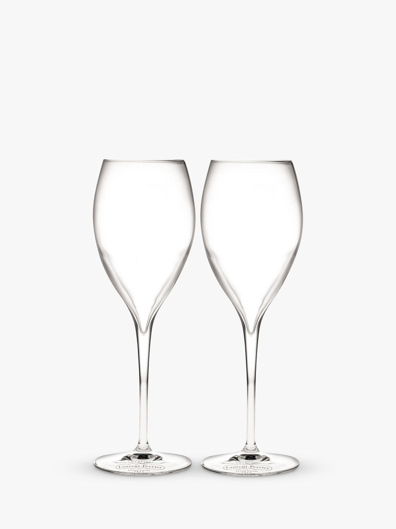 Laurent-Perrier Champagne gift set with two glasses 75cl (British brand)