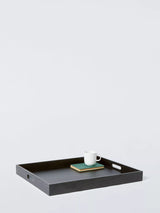 John Lewis John Lewis Footstool Tray FSC-Certified Acacia Wood Black- Buy online at McGrocer