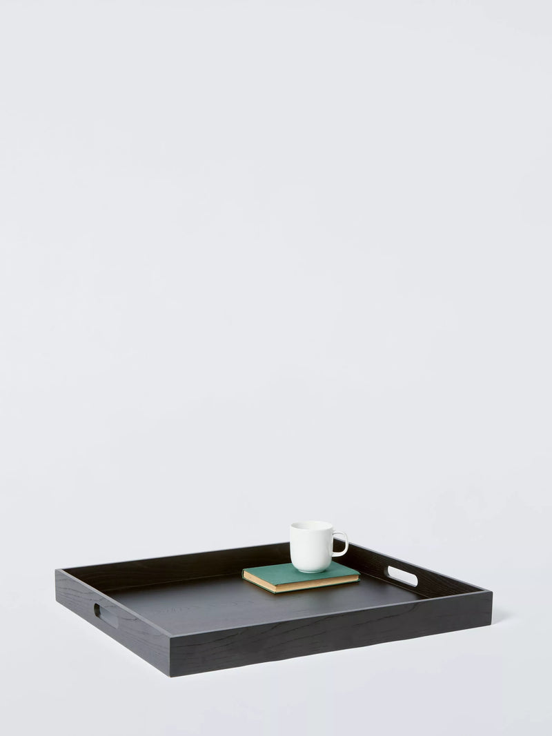 John Lewis footstool tray black 60x50cm (British brand)