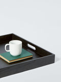 John Lewis footstool tray black 60x50cm (British brand)