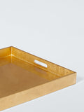 John Lewis gold lacquer rectangular tray 60x50cm - British product