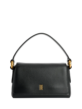 John Lewis By Malene Birger Lellie Leather Shoulder Bag, Black- Buy online at McGrocer
