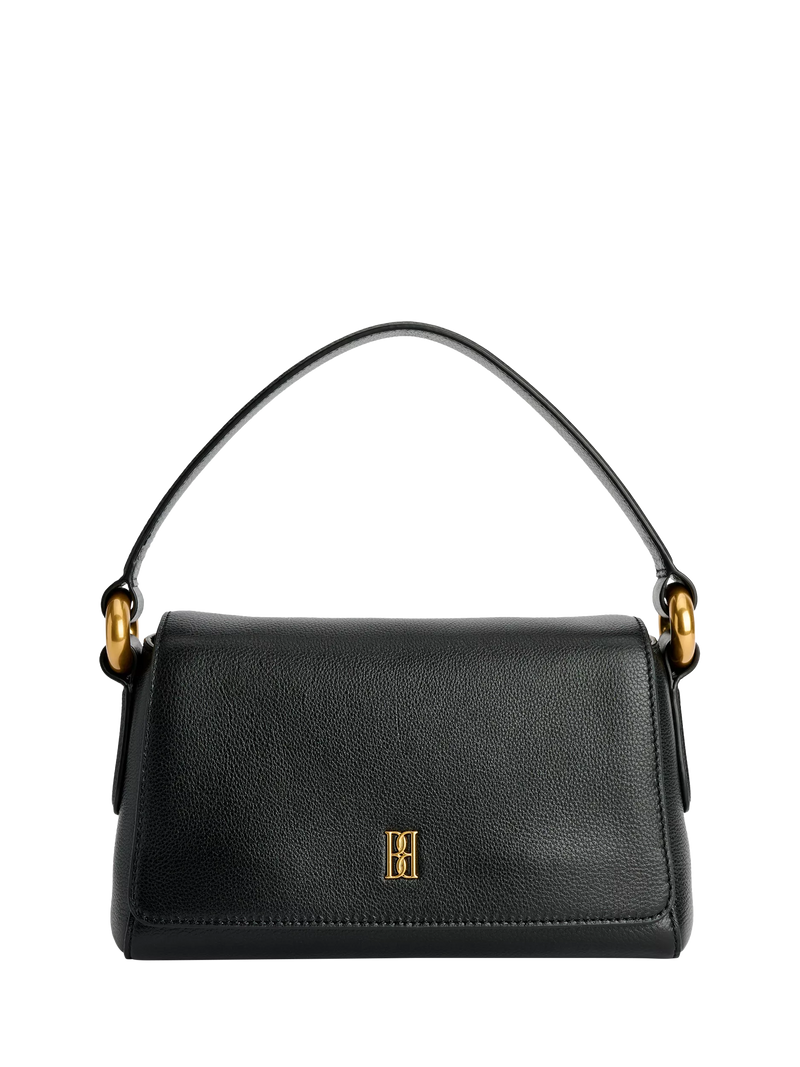 By Malene Birger Lellie black leather shoulder bag (British brand)