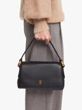 By Malene Birger Lellie black leather shoulder bag (British brand)