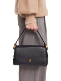 By Malene Birger Lellie black leather shoulder bag (British brand)