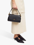 By Malene Birger Lellie black leather shoulder bag (British brand)