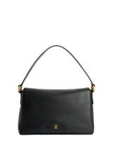 John Lewis By Malene Birger Lelou Leather Shoulder Bag Black- Buy online at McGrocer