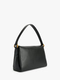 By Malene Birger Lelou black leather shoulder bag, UK version