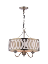 John Lewis Laura Ashley Allerford Pendant Ceiling Light, Satin Bronze- Buy online at McGrocer