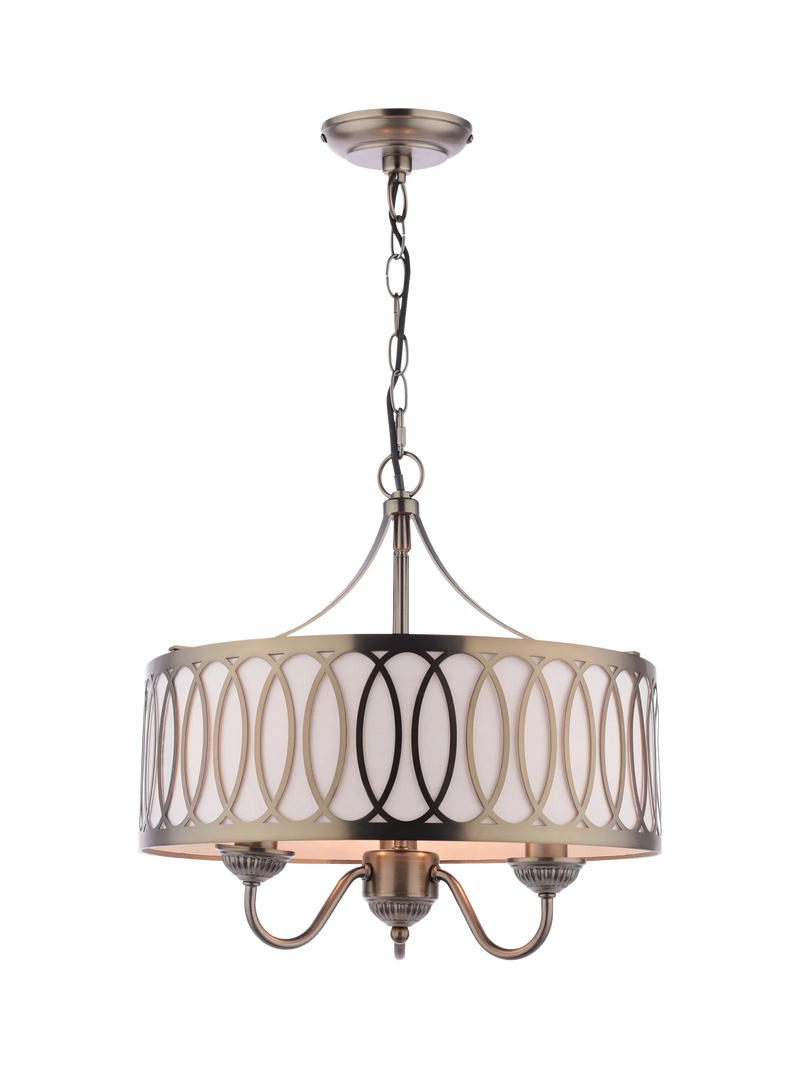 Laura Ashley Allerford pendant light in satin bronze (British brand)