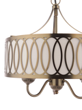 Laura Ashley Allerford pendant light in satin bronze (British brand)
