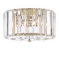 Laura Ashley Fernhurst flush ceiling light antique brass - British product