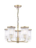 Laura Ashley Hilcote pendant ceiling light matt antique brass, imported from the UK