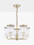 Laura Ashley Hilcote pendant ceiling light matt antique brass, imported from the UK