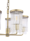 Laura Ashley Hilcote pendant ceiling light matt antique brass, imported from the UK