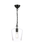 Laura Ashley Ockley pendant ceiling light black, imported from the UK