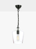 Laura Ashley Ockley pendant ceiling light black, imported from the UK