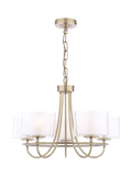 Laura Ashley Southwell 5 arm chandelier antique brass, UK version